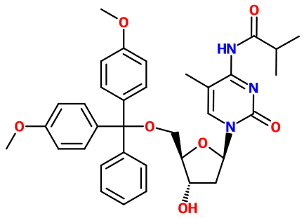 (image for) MC080675 5'-O-(4,4'-Dimethoxytrityl)-N4-isobutyryl-5-methyl-2'-deoxycytidine
